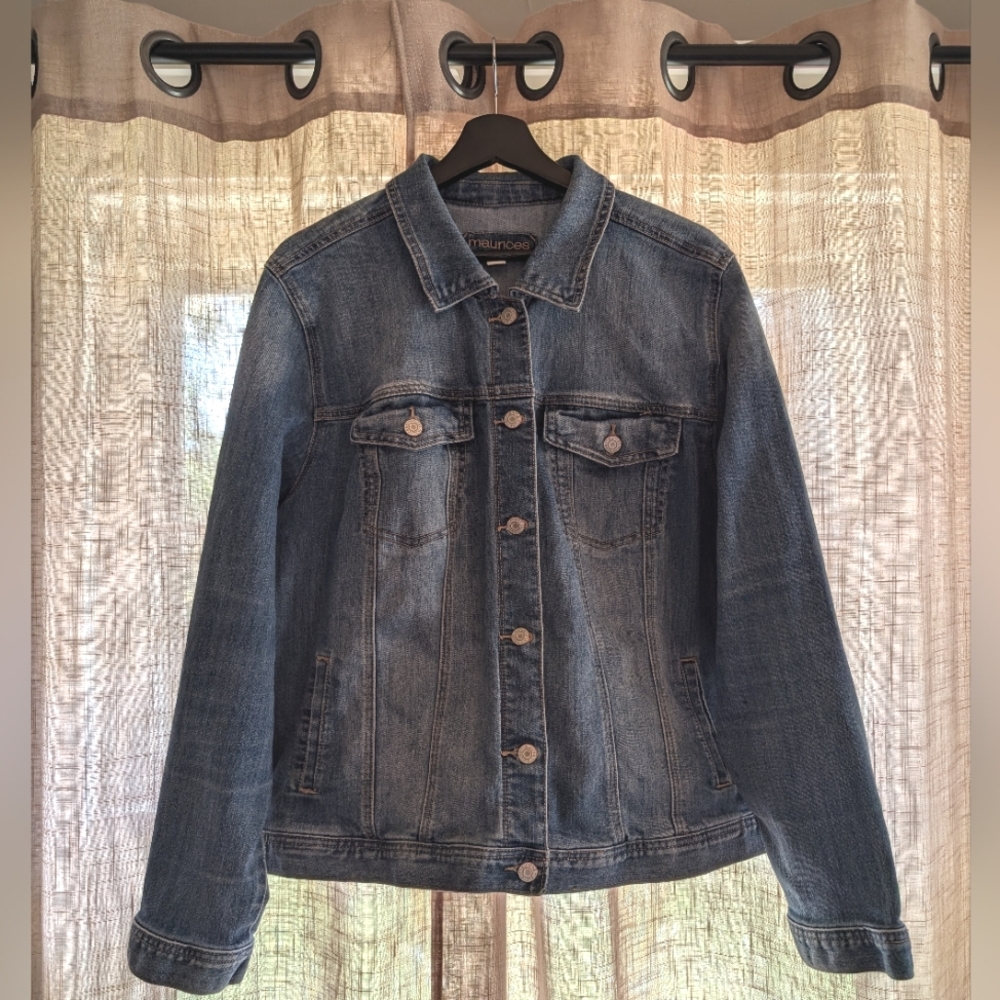 Maurices Blue Size 2 Denim Jacket